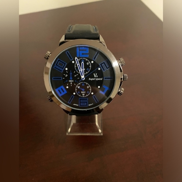 Brand new Blue V6 super speed men’s fashion watch - Picture 1 of 4
